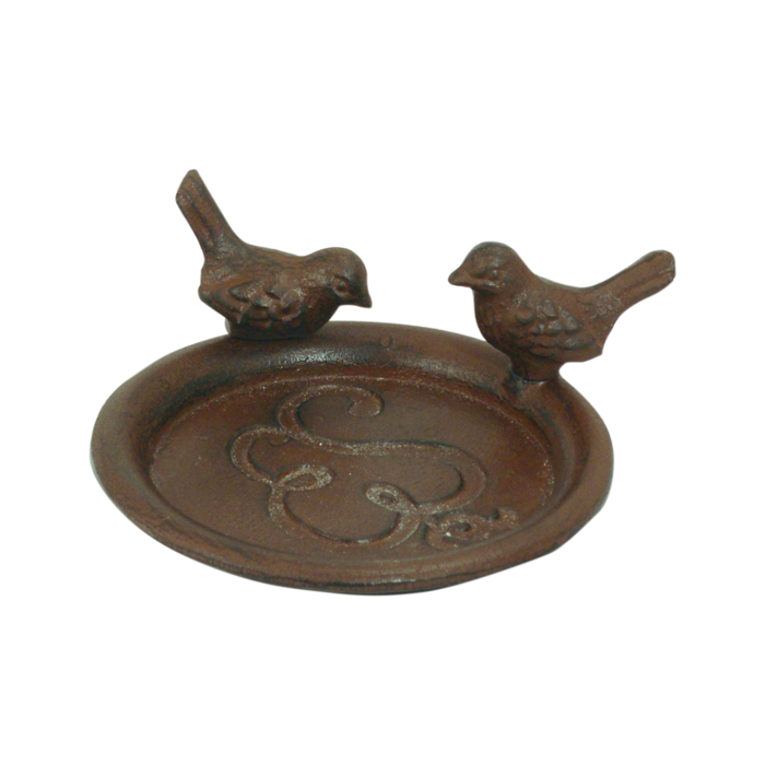EDA Dessous de plat oiseaux en fonte pour pot de 14 cm