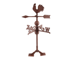 Girouette coq en fonte pour la bonne direction du vent