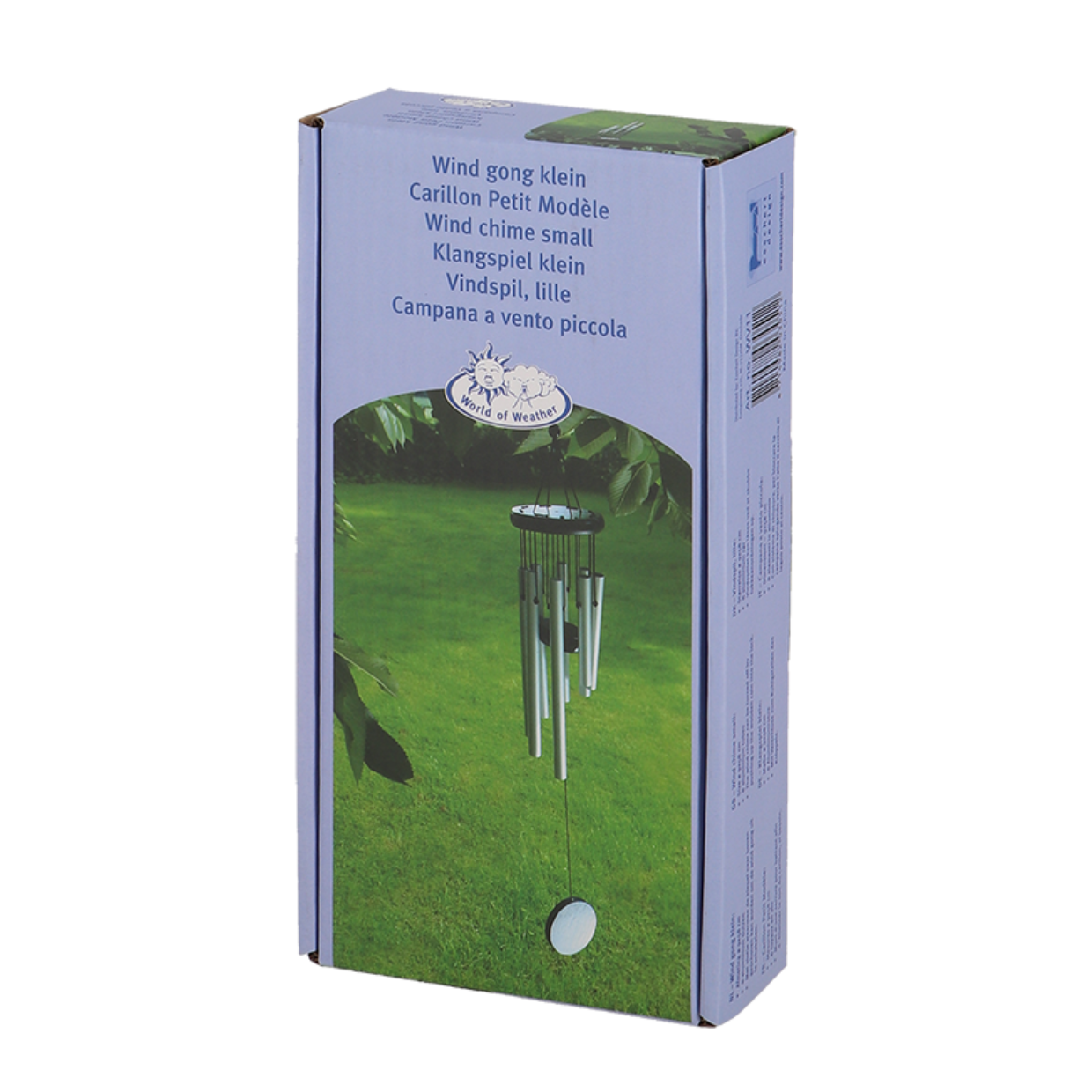 Windgong- windchime met 8 aluminium buizen