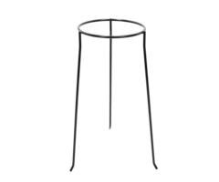 Blumentopf Standard Metall - Ø21 cm - Höhe 50 cm - Mattschwarz