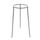 Bloempot Standaard - Metaal – Ø21 cm – Hoogte 78 cm – Mat Zwart