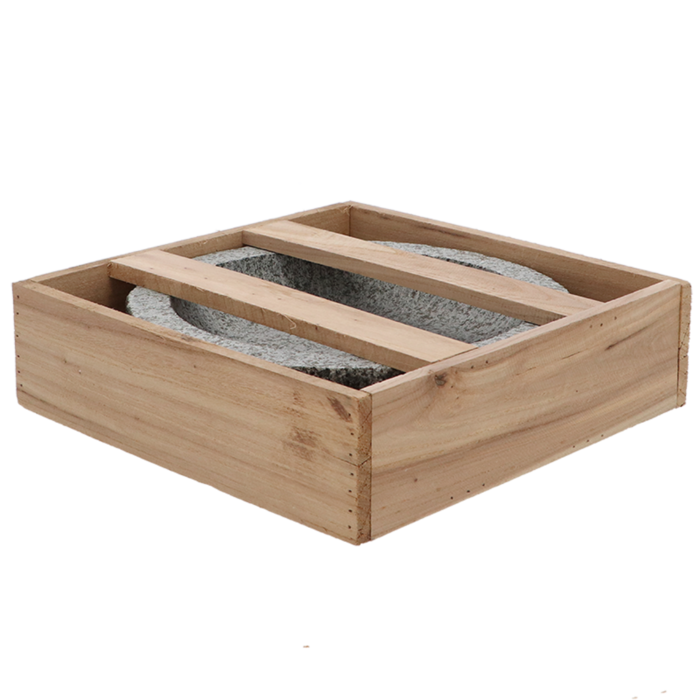 Esschert Design Vogelbad graniet ± 28 cm rond