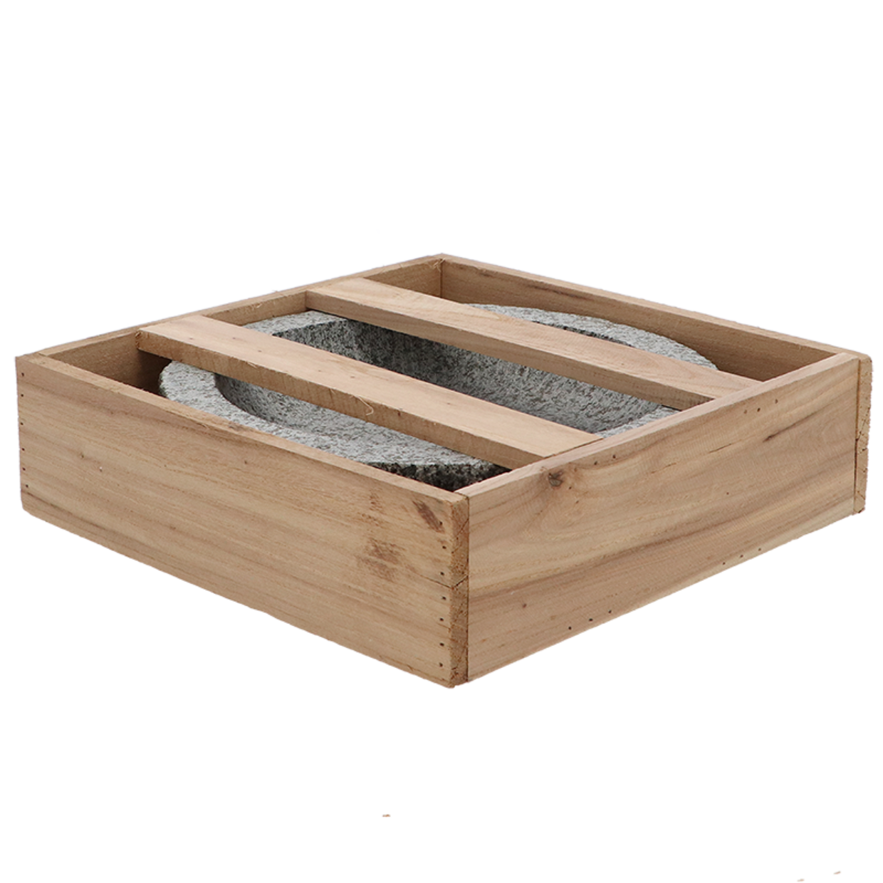 Esschert Design Bain d'oiseaux en granit ± 28 cm rond