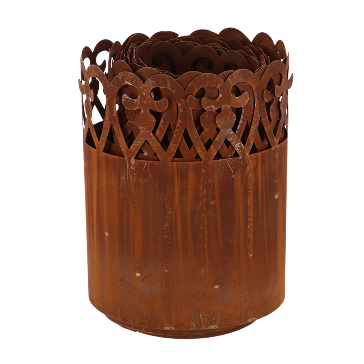 Perkrand roest krullen opgerold 4,8 mtr