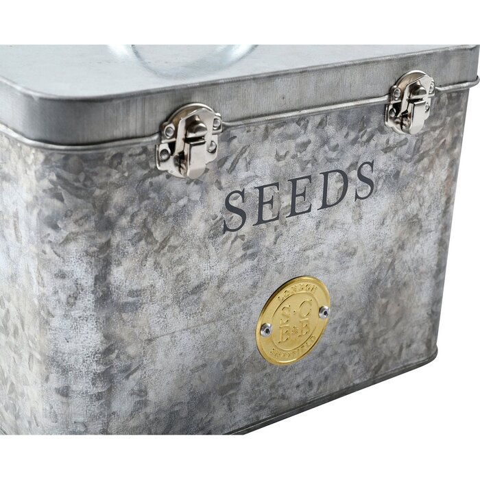 Esschert Design Burgon & Ball Sophie Coran Vorratsdose von Samen verzinkt