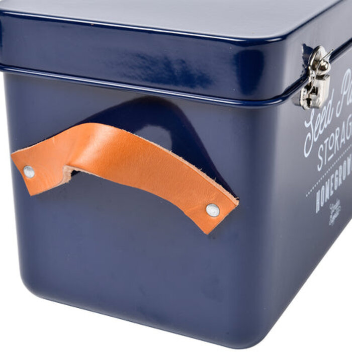 Esschert Design Burgon & Ball Aufbewahrungsdose von Samen Blau