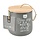 Burgon & Ball Blikje touw met houten deksel charcoal black