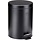 Dirt Devil Pedal bin 5 litres - Poubelle de salle de bain - acier inoxydable - Noir