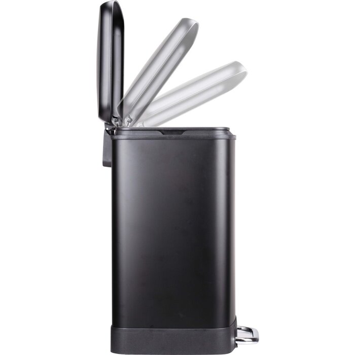 Dirt Devil Pedal bin - Séparateur de déchets - 2x 12L - Noir
