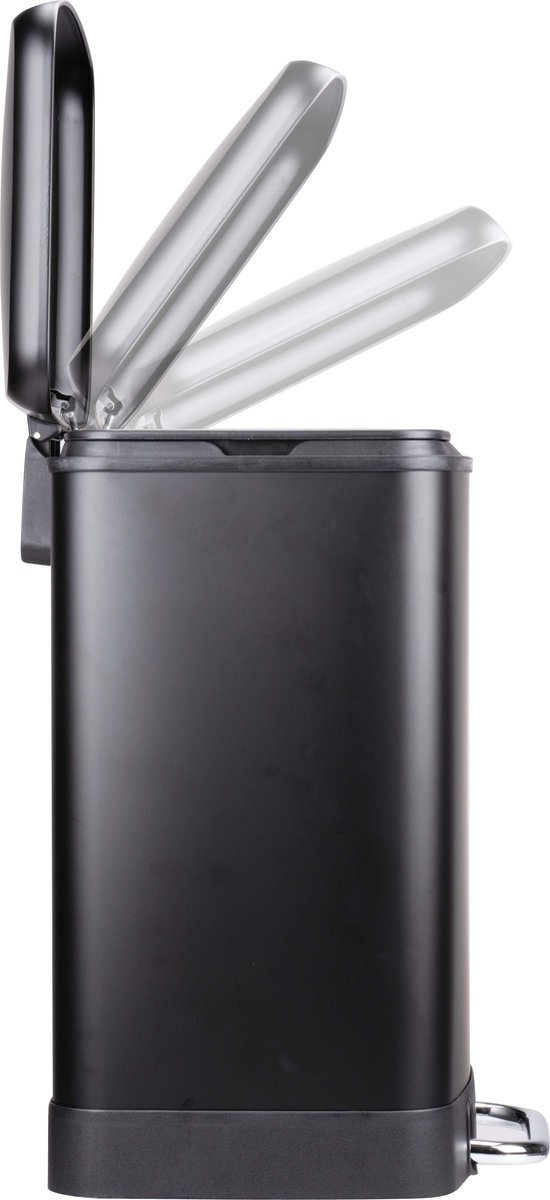 Dirt Devil Treteimer - Mülltrenner - 2x 12L - Schwarz