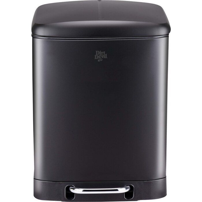 Dirt Devil Treteimer - Mülltrenner - 2x 12L - Schwarz