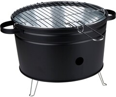Alpina Table BBQ Charcoal - 35 cm - Léger - acier inoxydable