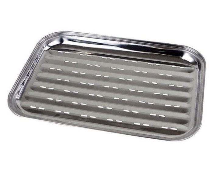 BBQ Grillplaat RVS 34,5 x 24 cm