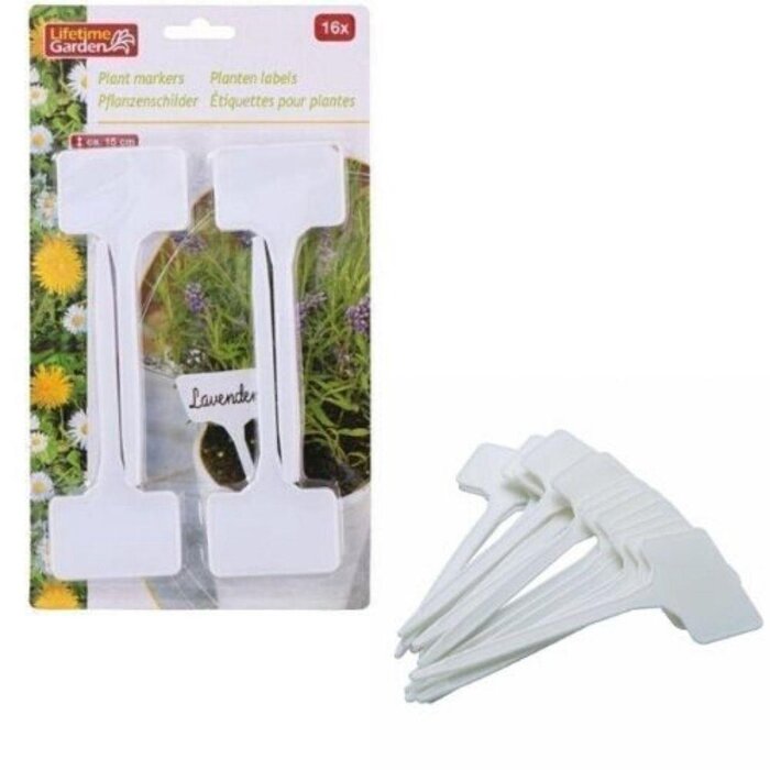 Esschert Design Étiquettes pour plantes de potager 16 pièces - étiquettes pour plantes