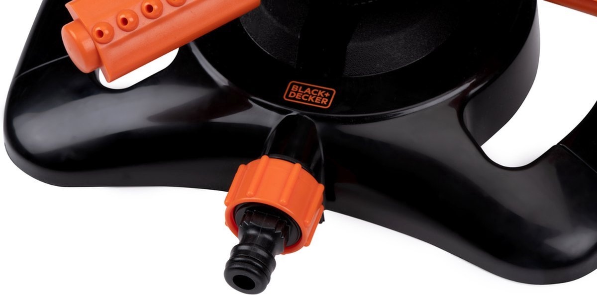 BLACK+DECKER Zwenksproeier 3 Armen - 360º Bewatering - 25 x 24 x 8 CM