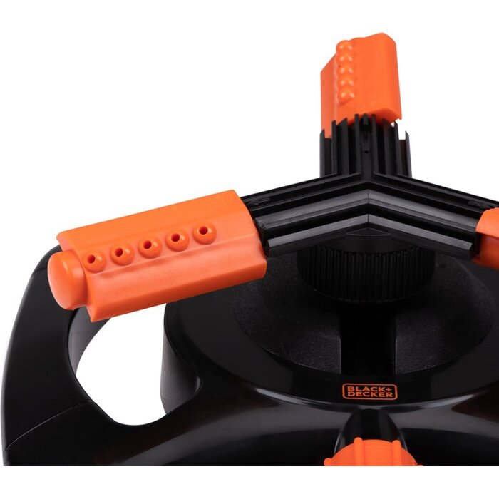 BLACK+DECKER Zwenksproeier 3 Armen - 360º Bewatering - 25 x 24 x 8 CM