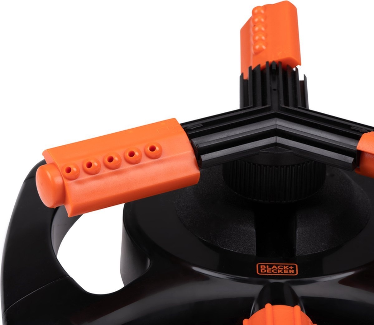 BLACK+DECKER Arroseur pivotant 3 bras - Arrosage 360º - 25 x 24 x 8 CM