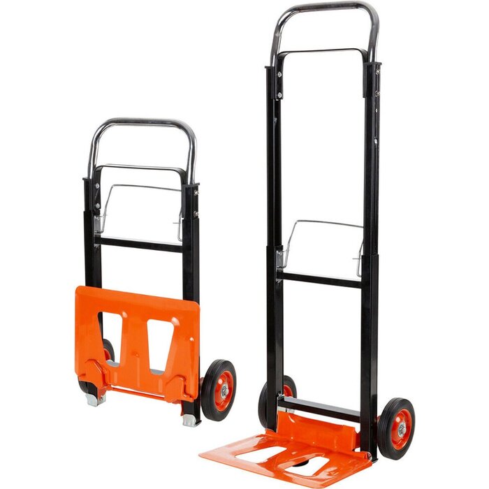 Black & Decker BLACK+DECKER Steekwagen BXWT-H305 - Tot 90KG - Opvouwbare Transportkar - Staal/ Aluminium