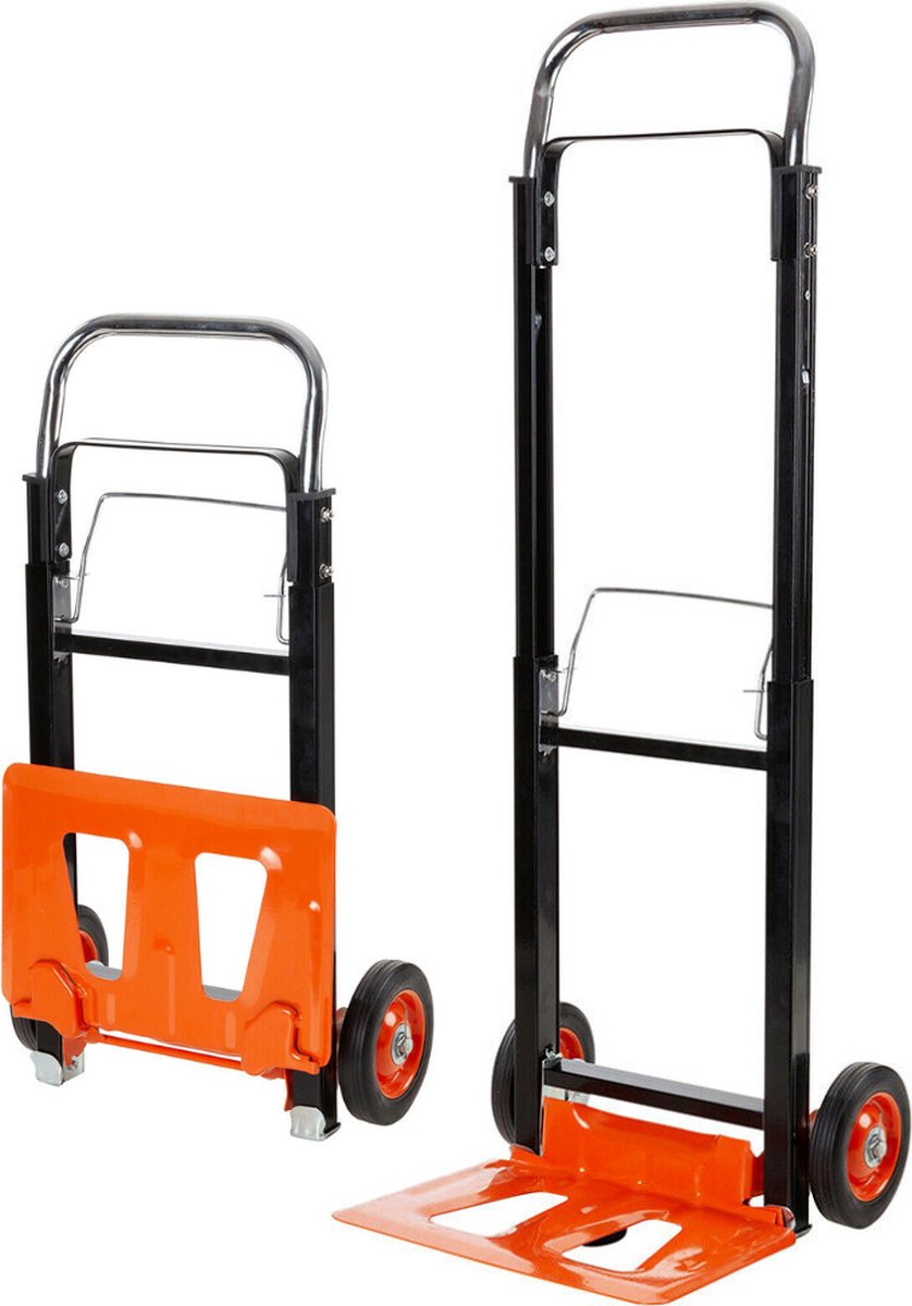 Black & Decker BLACK+DECKER Steekwagen BXWT-H305 - Tot 90KG - Opvouwbare Transportkar - Staal/ Aluminium