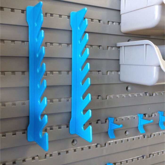 Power Tower Kinzo Tool Wall - 43-Piece : 2-Piece Tool Board, 28 Storage Trays, 10 Tool Hooks and 3x Tool Holder