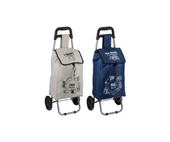 Chariot ou sac à provisions sur roulettes assorti