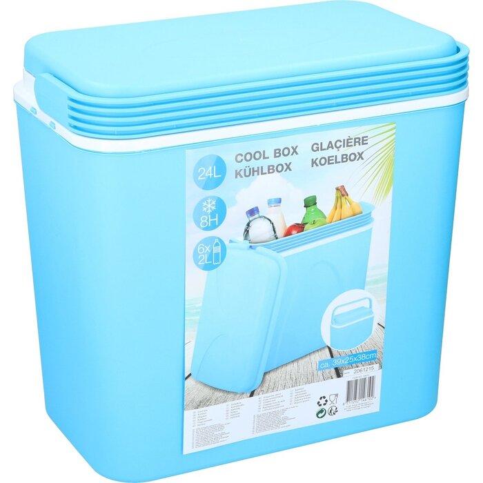 Glacière - 24l - bleu - 39x25x38cm