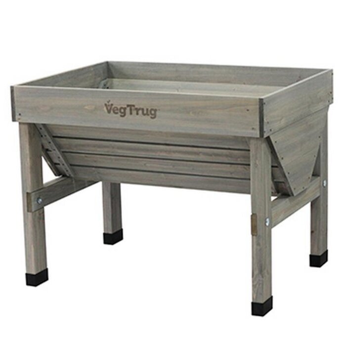 Esschert Design VegTrug Classic 1 Meter – Verhoogde Kweekbak – 100% FSC® Hout – Grey Wash