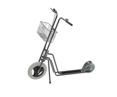 Kongamek Magazijn of platform step tot 150 kg met rem en mand