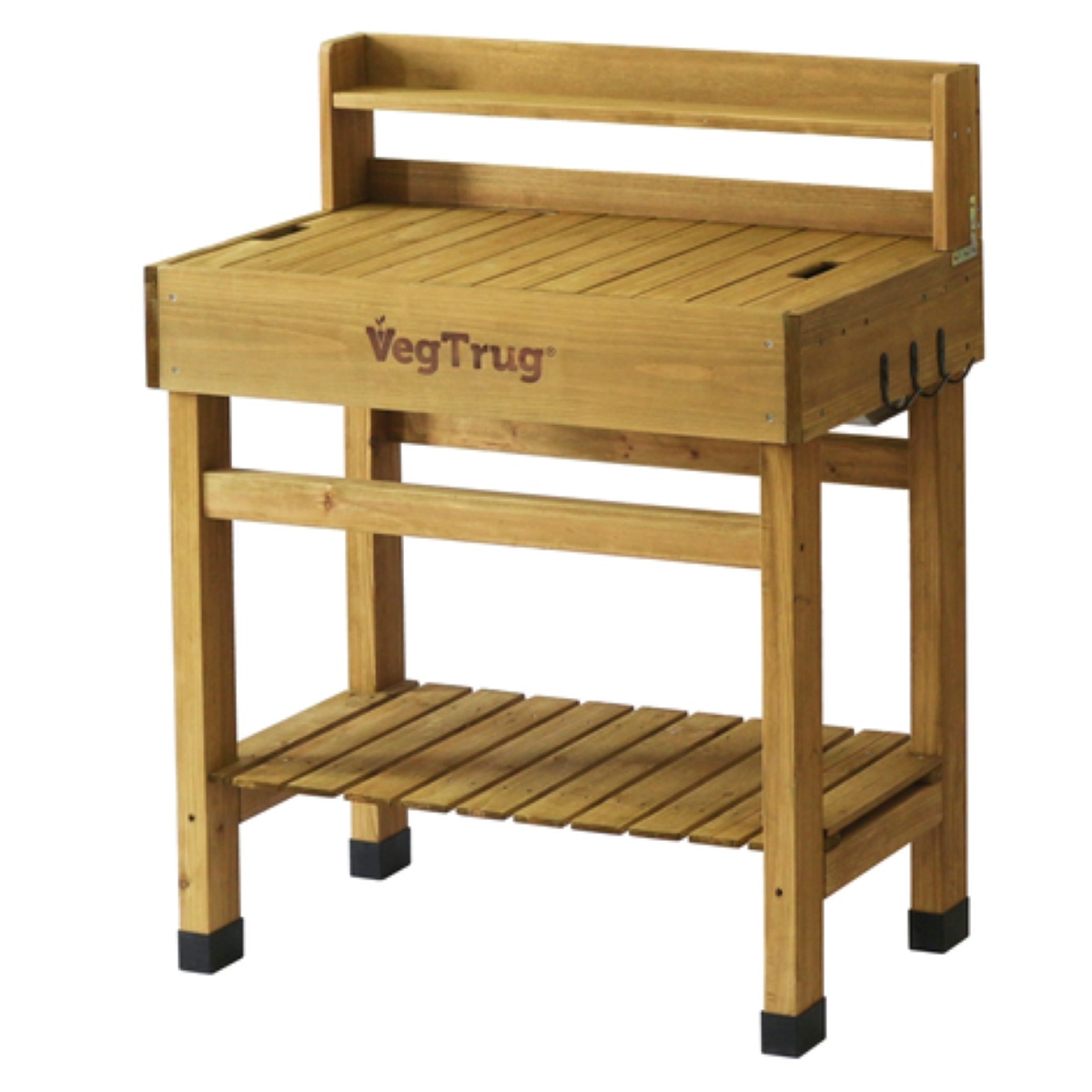 Esschert Design VegTrug - Oppottafel DeLuxe – 100% FSC® Hout – Ergonomische Tuin Oppottafel met Opbergruimte