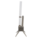 Houtpellet Terrasheater - 135 cm – RVS – Zilver – Duurzame Buitenverwarming op Pellets