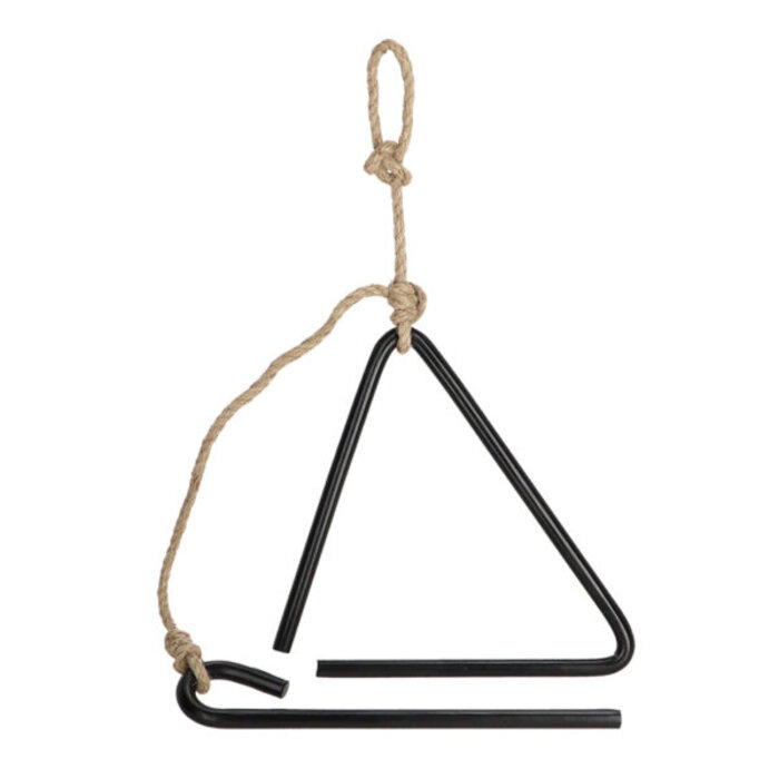 Triangle Food Time Bell - Mit Schlagleiste - Klassische Dreiecksglocke für Küche & Außenbereich