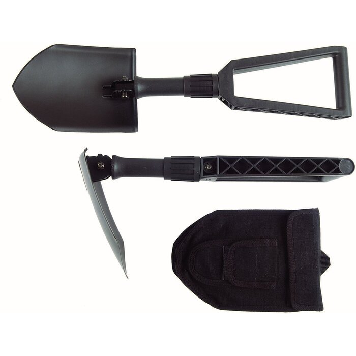 Fiskars Klapspade – Inklapbare Spade – Lengte 24,5–59 cm – Lichtgewicht & Stevig