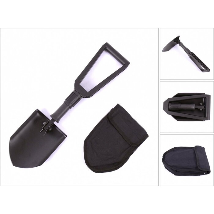 Fiskars Klapspade – Inklapbare Spade – Lengte 24,5–59 cm – Lichtgewicht & Stevig