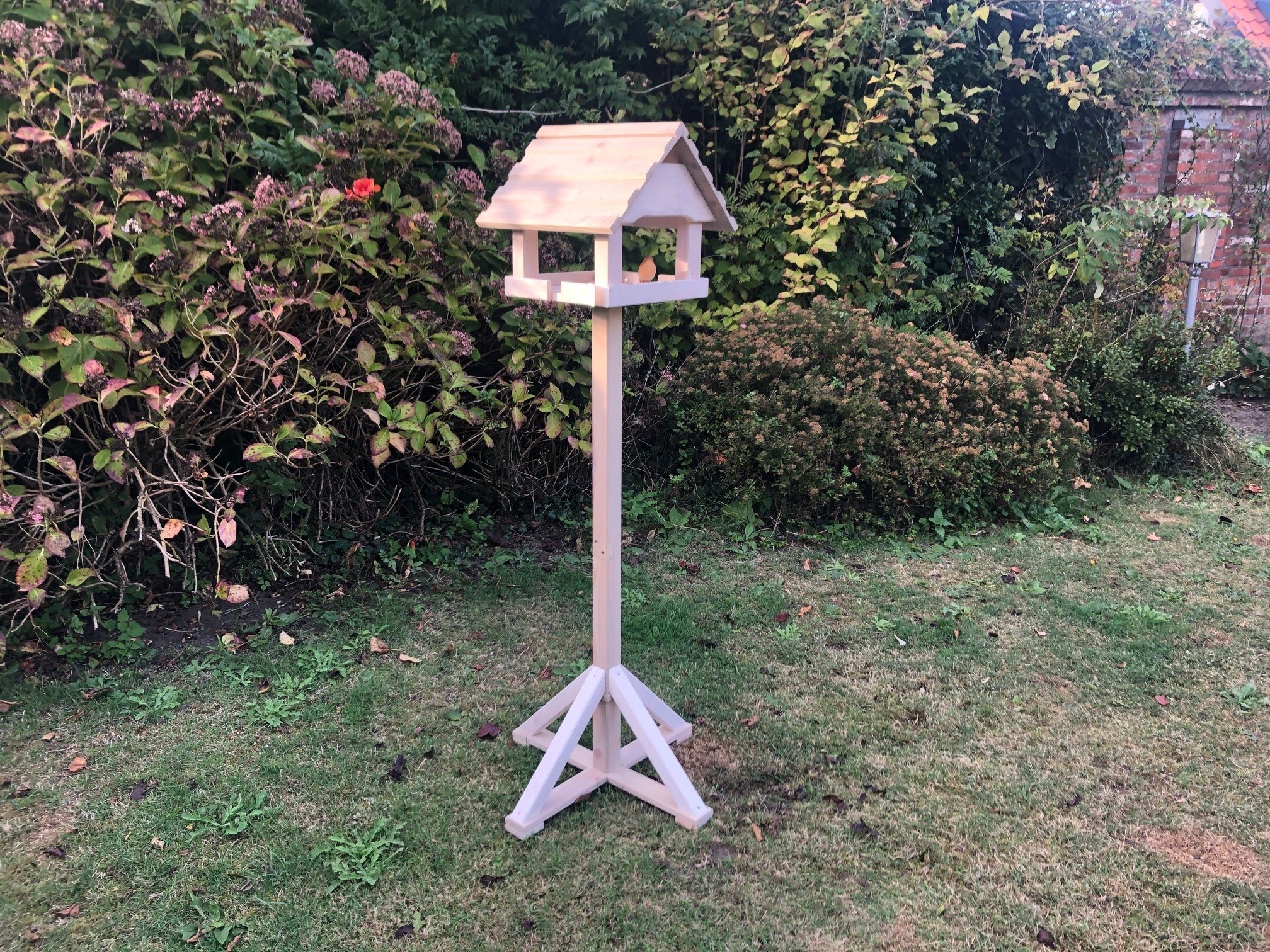 Dutchlander Bird Feeder De Luxe - Standing - 4-Piece Base - 39x39x149 cm