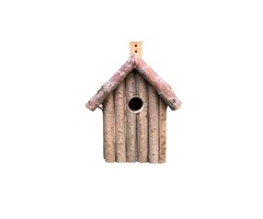 Esschert Design Dutchlander Nestkastje – Dennenhout met Takken & Twijgen – 19x19x28 cm
