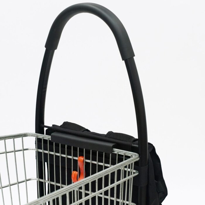 Meister Boodschappentrolley 45L – Zwart – Opvouwbaar Aluminium Frame – 2-in-1 Rugzak