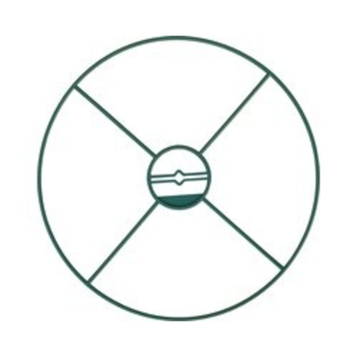 Plantensteun Rond 30 cm Set van 3 Stuks