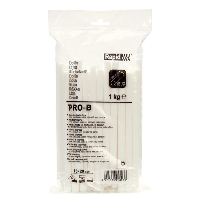 Rapid Rapid - Colle Pro-B 12X190mm Blanc Sanitaire - 40302803