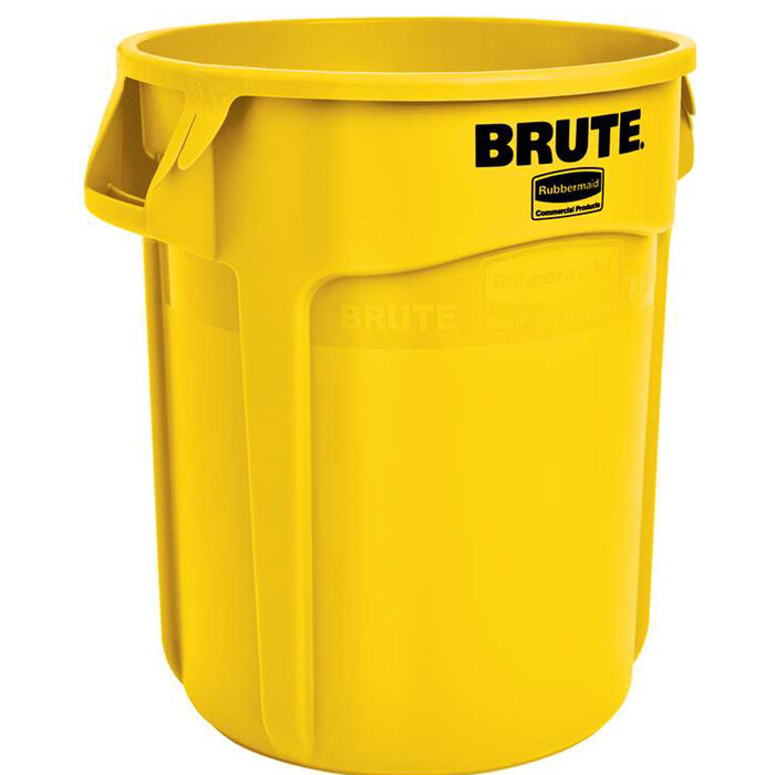 Rubbermaid Conteneur Rubbermaid Brute - 75,7 l - Jaune