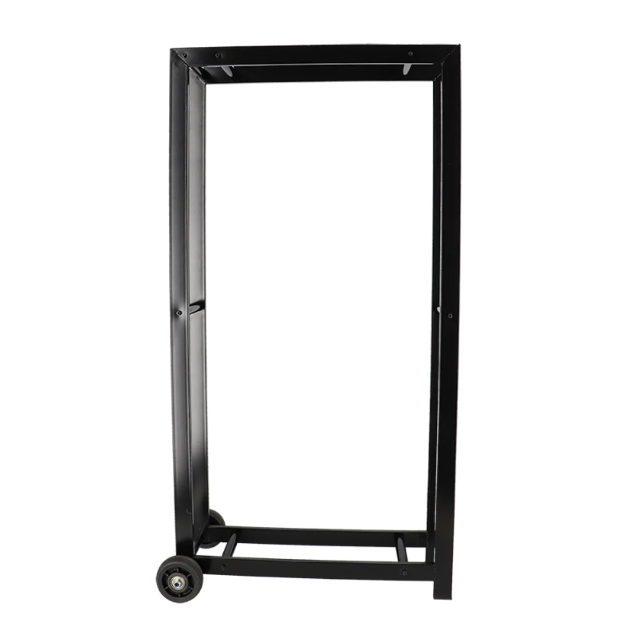 Esschert design Rangement en bois à roulettes L Acier Noir