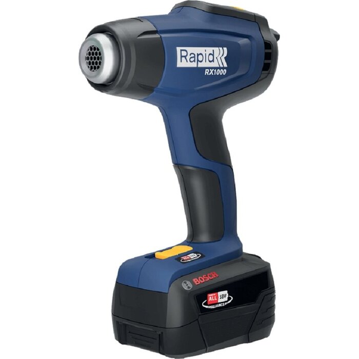 Rapid RX1000 Accu-Heteluchtpistool, P4A 18V, Koffer incl. 4,0Ah-Accu + oplader