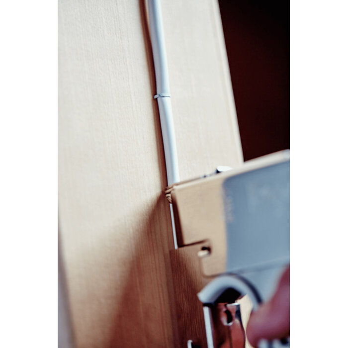 Rapid Rapid-Kabelklammern 28/11 mm DP (weiß) 5 x 1.000 Stk.. Box