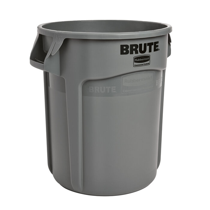 Rubbermaid Rubbermaid Brute Container - Rund - 37,9 l - Grijs - Exclusief deksel