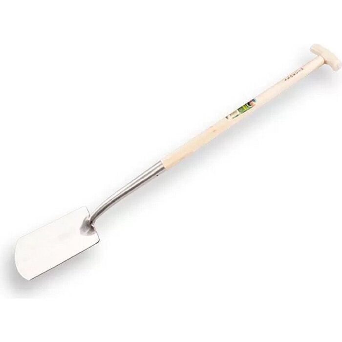 Atlas Bêche à col de cygne Atlas Lame polie au diamant et manche en hickory de 80 cm