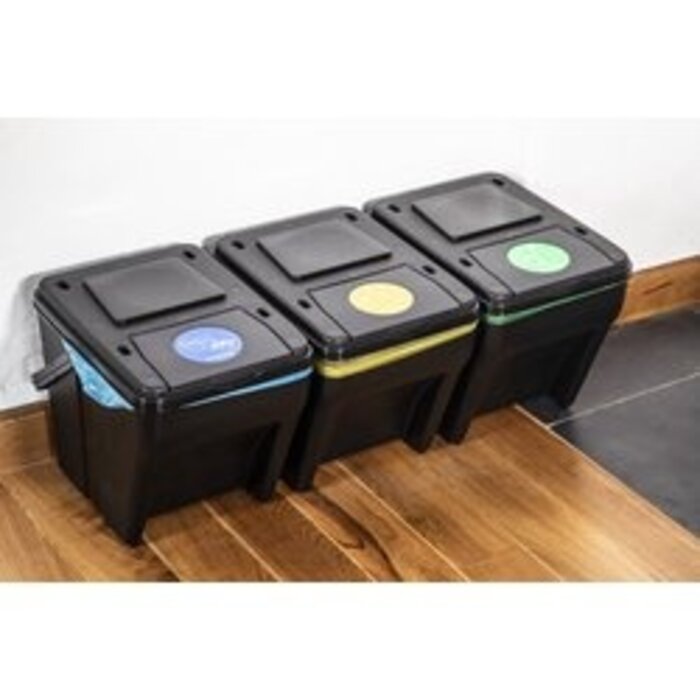 ECO Sorter Mülltrennset 4er Set à 25 Liter