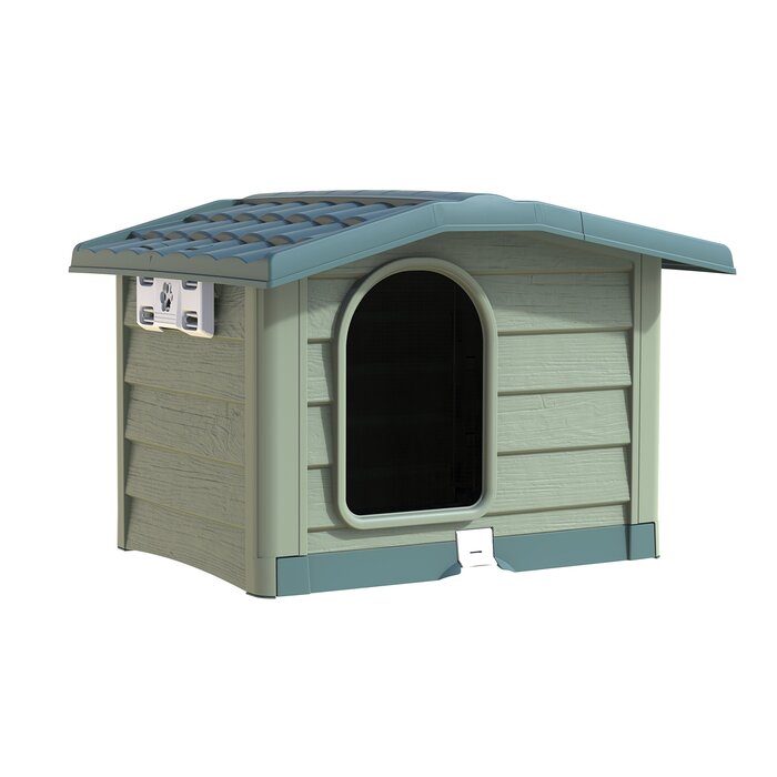 Bama Bama Dog Bungalow mittel grün 89 x 75 x 62cm