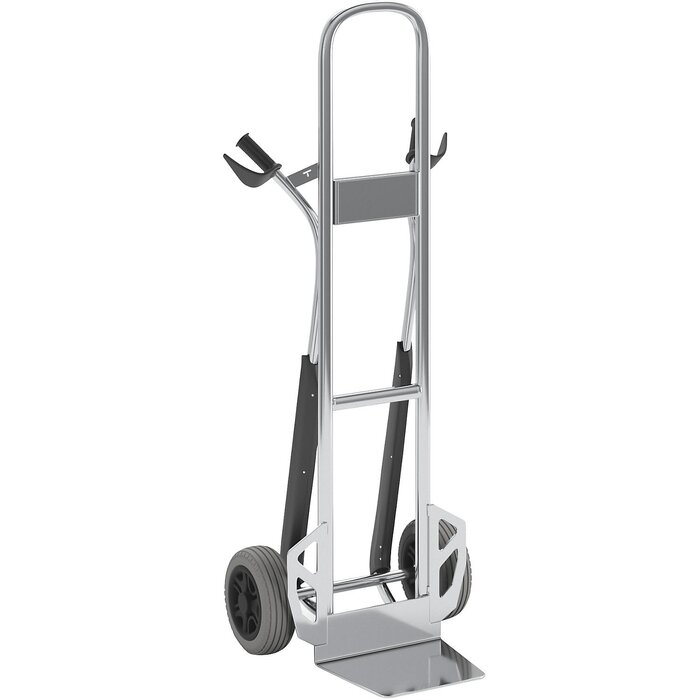 Matador Steekwagen aluminium type NST300-lekvrij wielen met trapgeleiders max 350 kg