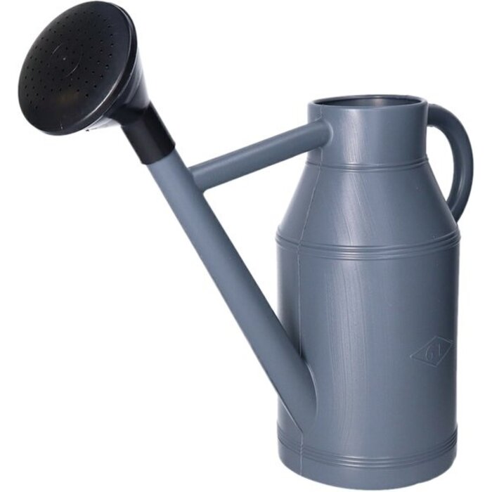 Power Tower Arrosoir EDA Lyon gris-bleu avec pommeau noir 11 litres