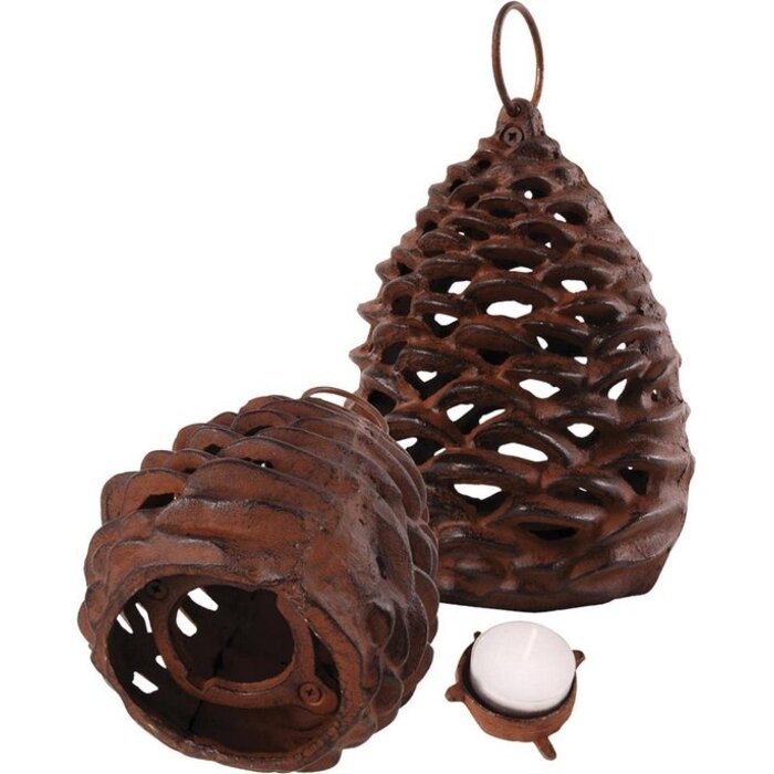 Esschert Design Lantaarn dennenappel