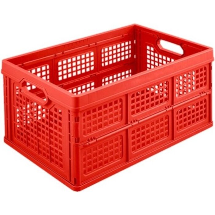 Caisse pliante 530x350x283 mm Rouge